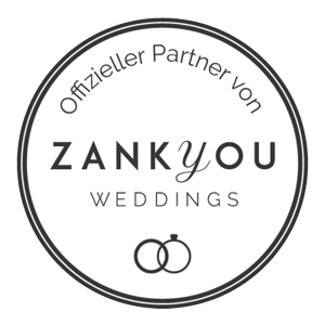 Logo Offizieller Partner von ZANKYOU Weddings