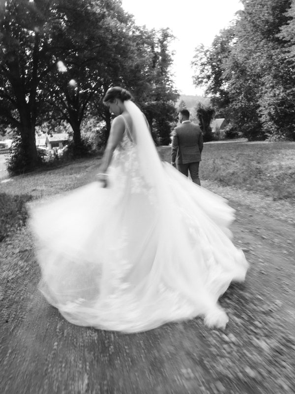 Hochzeitsfoto, Braut im Brautkleid